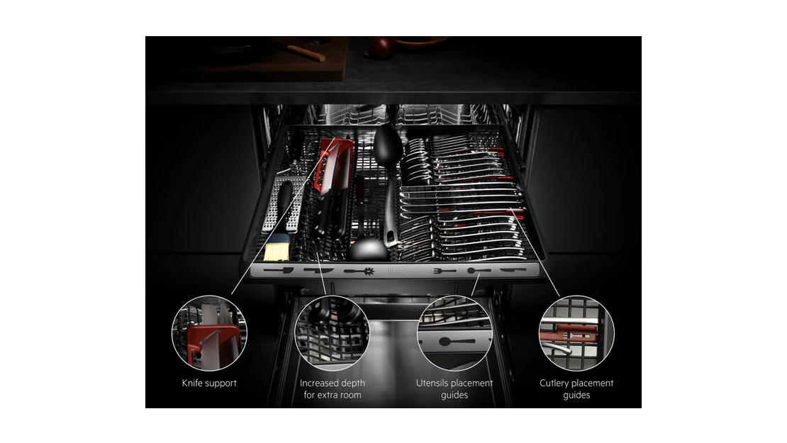 Un espace personnalisable et un nettoyage pratique avec MaxiFlex